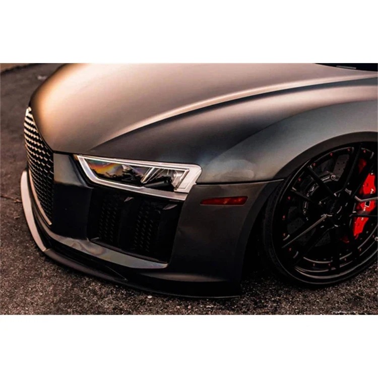 40% VRS Style Carbon Fiber  B Grade Front Lip Accessories Body Kit  for R8